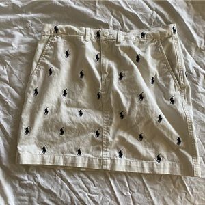 Ralph Lauren Sport Mini Skirt White